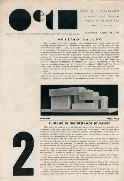 REVUE CIRCULO Y CUADRADO (Cercle et carré)....