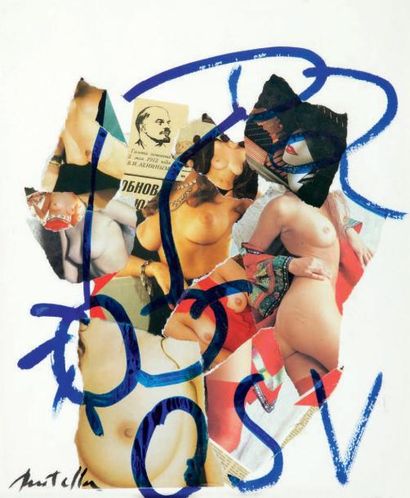 ROTELLA Mimmo
COLLAGE ORIGINAL ET DESSIN...
