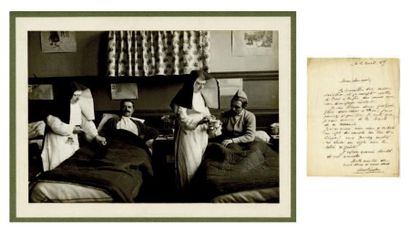 PIERRE APPERS Max Linder à l'hôpital, 1909...