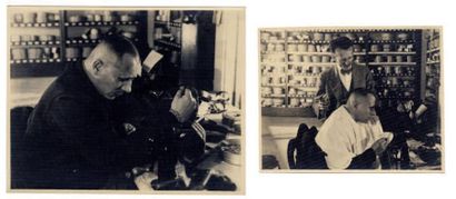 Erich von Stroheim dans ses salles de montage...