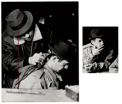 (RAYMOND VOINQUEL)
Jean-Pierre Melville tond...