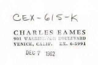 Charles Eames (1907-1978)
Décor des Halles...