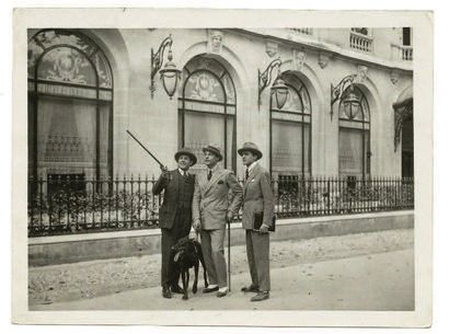 (René Clair)
Tournage de Paris qui dort,...