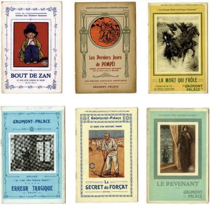 Gaumont-Palace Six Notices illustrées: Bout...