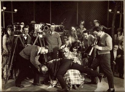(Jean Renoir)
Tournage de la scène de la...