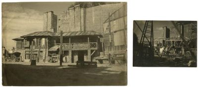 (Jean Renoir)
Décors en extérieurs pour les...