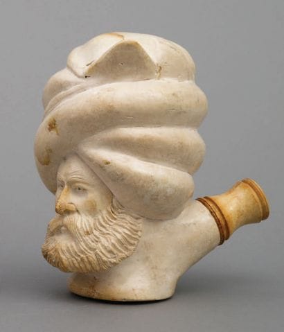 Important Meerschaum Pipe with the head of...