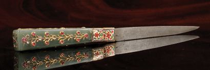 Jade dagger
Steel, jade, stones set in the...