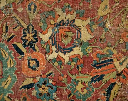 Beautiful fragment of Persian carpet
Wool...