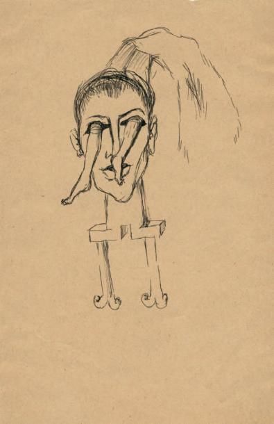 BRAUNER Victor
DESSIN SURRÉALISTE ORIGINAL....