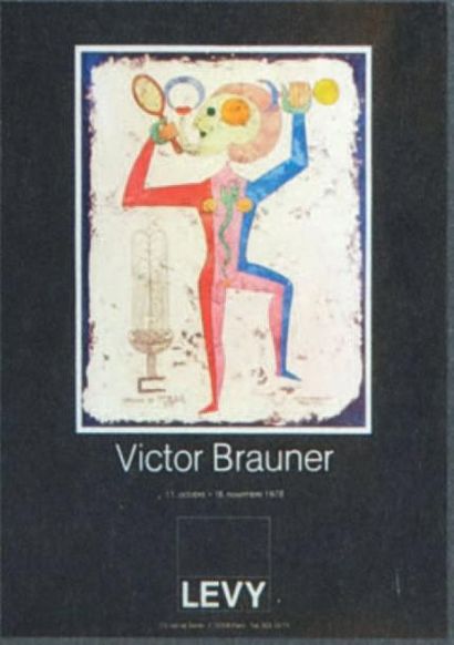 BRAUNER Victor
AFFICHE. Paris, Levy, 1978;...