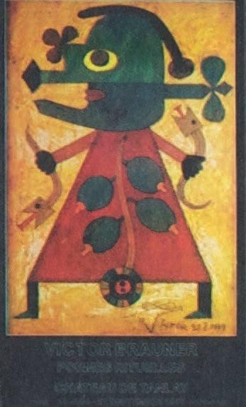 BRAUNER Victor
AFFICHE. Tanlay, 1987. 87...