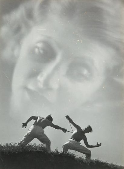 ASZMANN Ferenc
PARBAJ (LE DUEL). PHOTOMONTAGE...