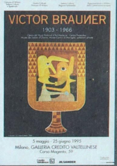 BRAUNER Victor
AFFICHE. Milano, Centre culturel...