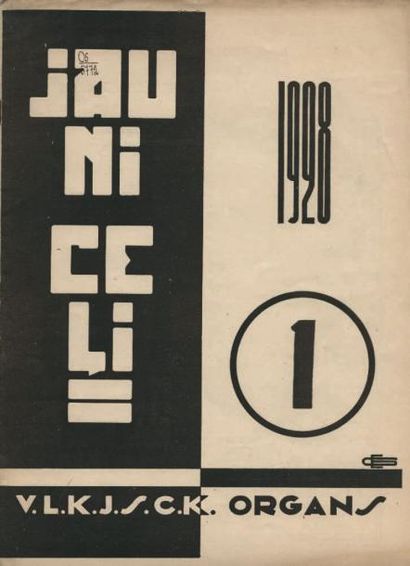 [AVANT-GARDE LETTONNE]. REVUE. JAUNI CELI....