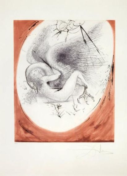 DALI Salvador
LÉDA ET LE CYGNE. GRAVURE ET...
