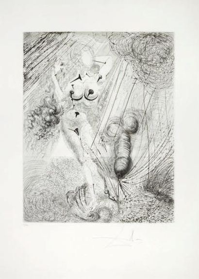 DALI Salvador
NAISSANCE D'APHRODITE. GRAVURE...