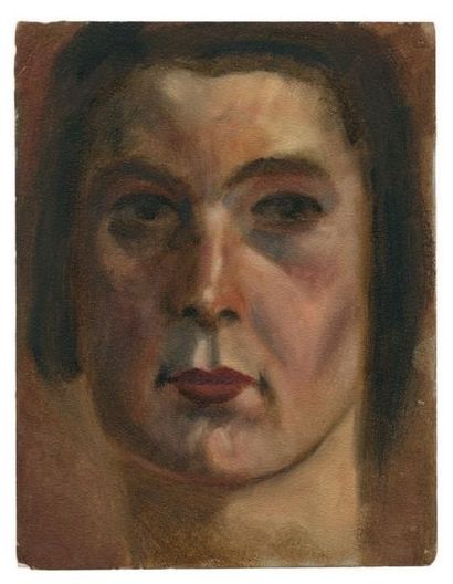[FAUTRIER Jean]
PORTRAIT DE FEMME. HUILE...