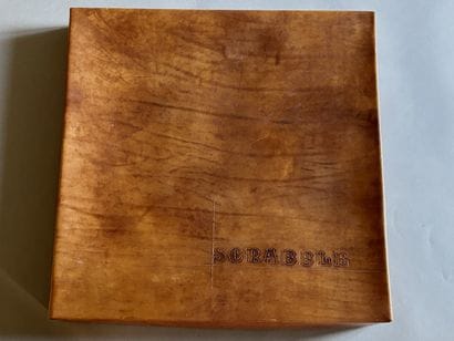 Leather scrabble game
In leather box
43 x...