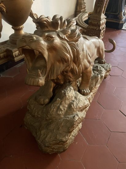 Robert BOUSQUET (1894-1917)
Lion rugissant
Sculpture...