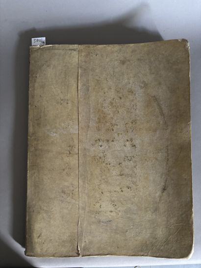 Large folio album featuring around 100 drawings...