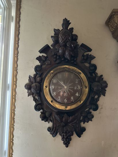 Ensemble composé d’une pendule et d’un baromètre...