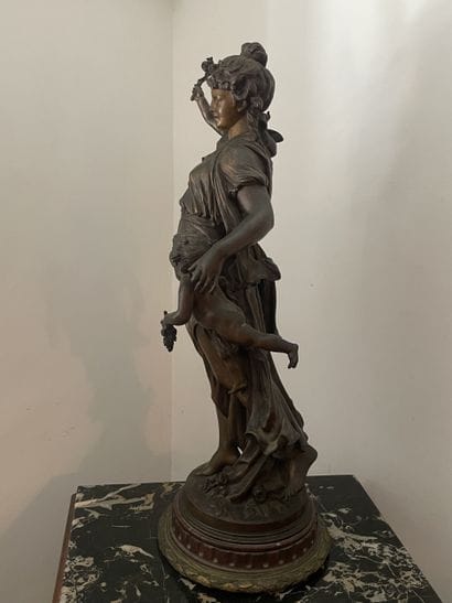 Léon GREGOIRE (XIX-XX)
Allegory of Fertility
Sculpture...