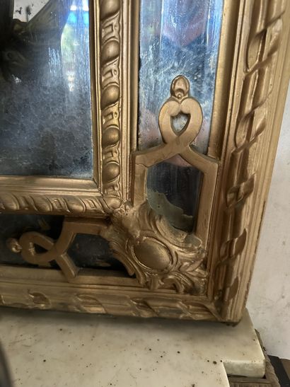 A blackened wood, brass fillet and very rich...
