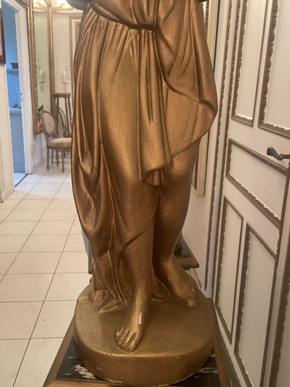 20th century school Woman draped in antique...