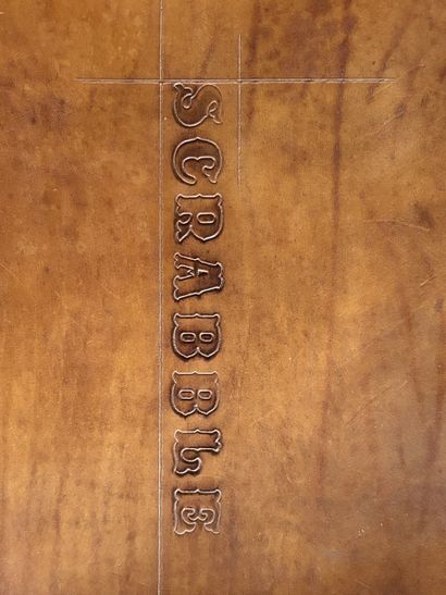 Leather scrabble game
In leather box
43 x...