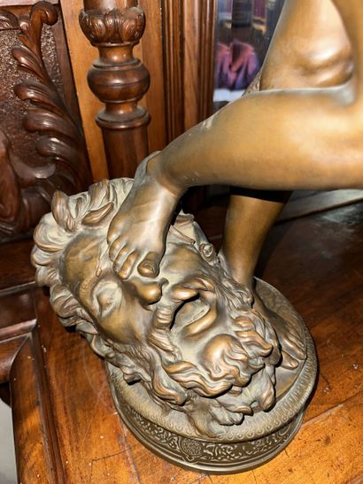 Antonin MERCIE (1845-1916)
David vainqueur
Sculpture...