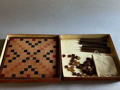 Leather scrabble game
In leather box
43 x...
