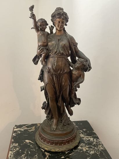 Léon GREGOIRE (XIX-XX)
Allegory of Fertility
Sculpture...