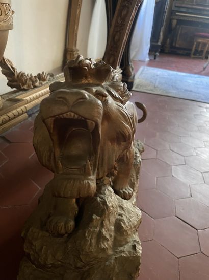 Robert BOUSQUET (1894-1917)
Lion rugissant
Sculpture...
