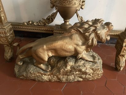 Robert BOUSQUET (1894-1917)
Lion rugissant
Sculpture...