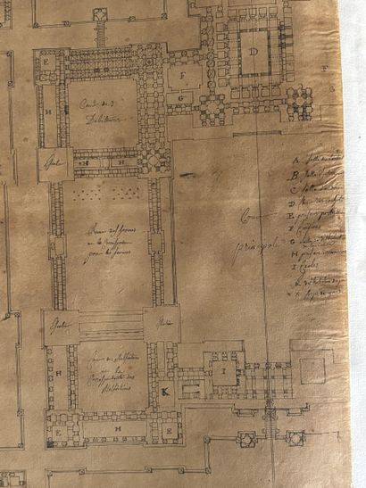 Large folio album featuring around 100 drawings...