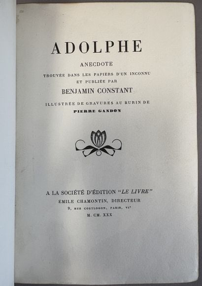 FLAUBERT (Gustave). Set of 2 books.
- Un...