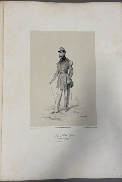 RAFFET (Auguste). 25 unpublished plates....