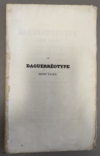 PHOTOGRAPHY. - QUESLIN (Amédée). Daguerreotype...