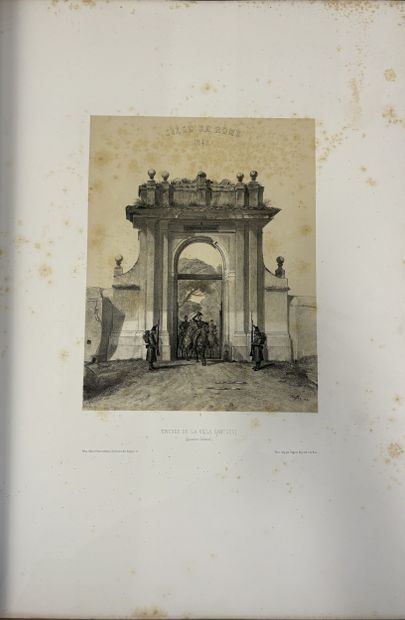 RAFFET (Auguste). Expédition de Rome. 1849....