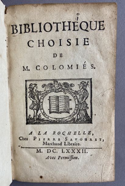 LA ROCHELLE. - COLOMIÈS (Paul). Bibliothèque...