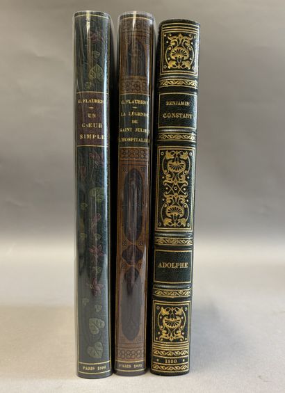 FLAUBERT (Gustave). Set of 2 books.
- Un...