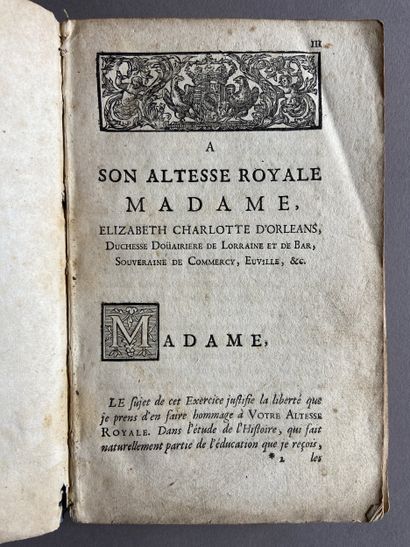 COMMERCY. - LIGNIVILLE (marquis de). Abrégé...
