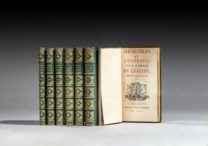 PRÉVOST (l'abbé). Mémoires et avantures d'un...