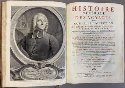 PRÉVOST (Abbé). Histoire générale des voyages....