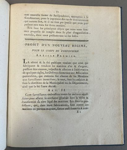 GOLDWARE. - Petition of the goldsmith's trade....