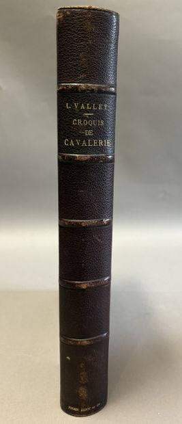 VALLET (Louis). Across Europe. Cavalry sketches......