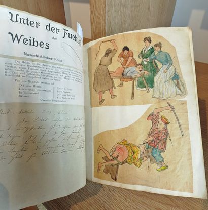 CURIOSA. - MANUSCRIT]. Flagellation and spanking....