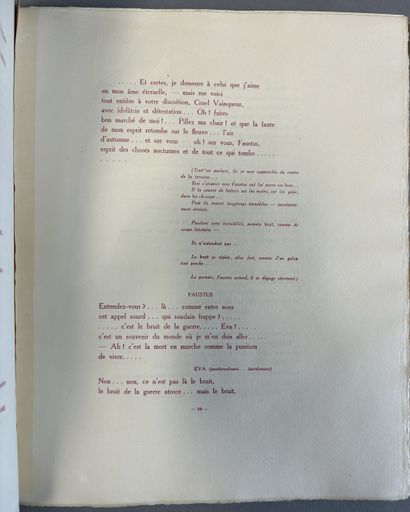 LHERBIER (Marcel). L'Enfantement du mort....