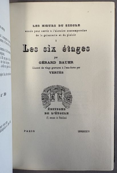 CURIOSA. - BAUER (Gérard). Les Six étages....